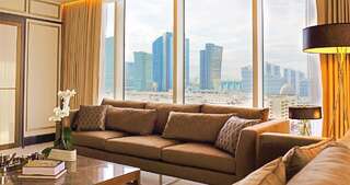 Отель Sheraton Nur-Sultan Hotel Нур-Султан Президентский люкс с кроватью размера «king-size», вид на город-1